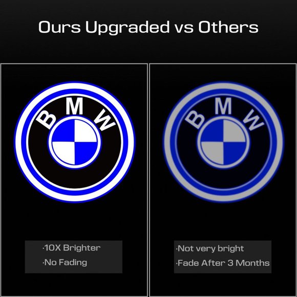 BMW Logo Ghost Shadow Light LED Laser Projectors - Picture 4 of 7